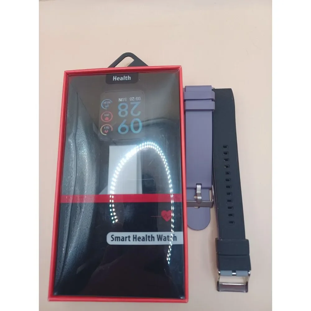 Lintelek Fitness Tracker H19 With Charger and 3 Wrist Bands Smart Watch